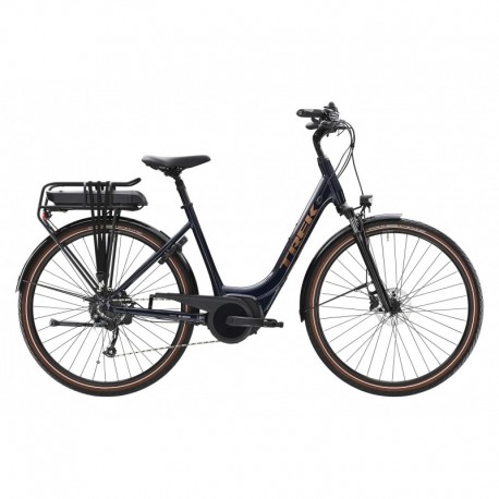 Vélo de Ville Electrique TREK Verve+ 2 Lowstep 500 Wh Azure 2023