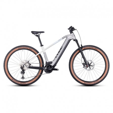 VTT Electrique CUBE Reaction Hybrid SLT 750 29'' Argent/Blanc 2023