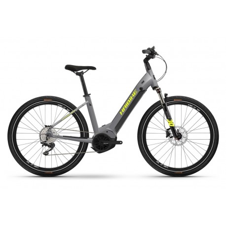 VTC Electrique HAIBIKE Trekking 6 Cross Low 27.5'' Gris 2023