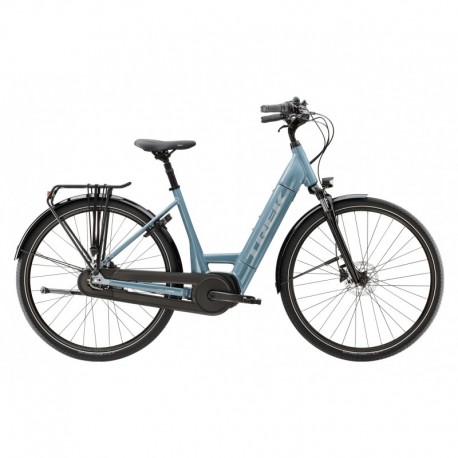 Vélo de Ville Electrique TREK District+ 3 Lowstep Bleu 2023