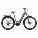 Vélo de Ville Electrique WINORA Yucatan X10 Lowstep Shimano U6000 10V 27.5'' Gris 2023