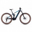 VTT Electrique CUBE Stereo Hybrid 140 HPC SLX 750 27.5'' Bleu 2023