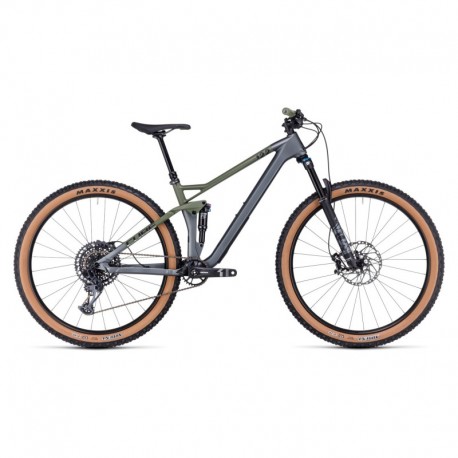 VTT CUBE Stereo One22 HPC TM 29'' Gris/Vert 2023
