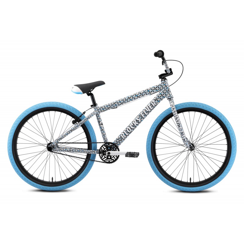 Wheelie Bike SE BIKES Blocks Flyer 26'' Bleu/Blanc LaboVelo.fr