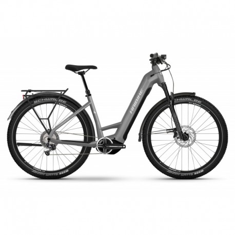 VTC Electrique HAIBIKE Trekking 7 Low 27.5'' Gris/Blanc 2023