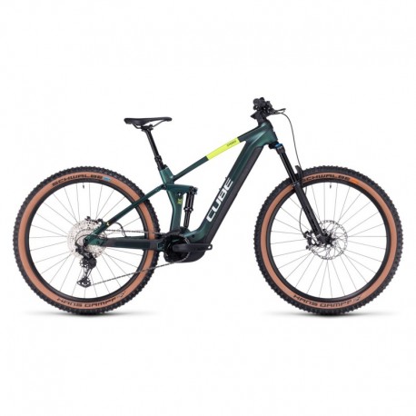 VTT Electrique CUBE Stereo Hybrid 140 HPC SLX 750 29'' Vert 2023