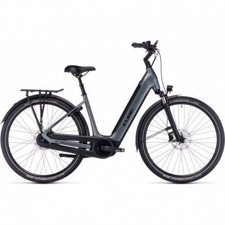 Vélo de Ville Electrique CUBE Supreme Hybrid Pro 625 Easy Entry 26'' Gris 2024