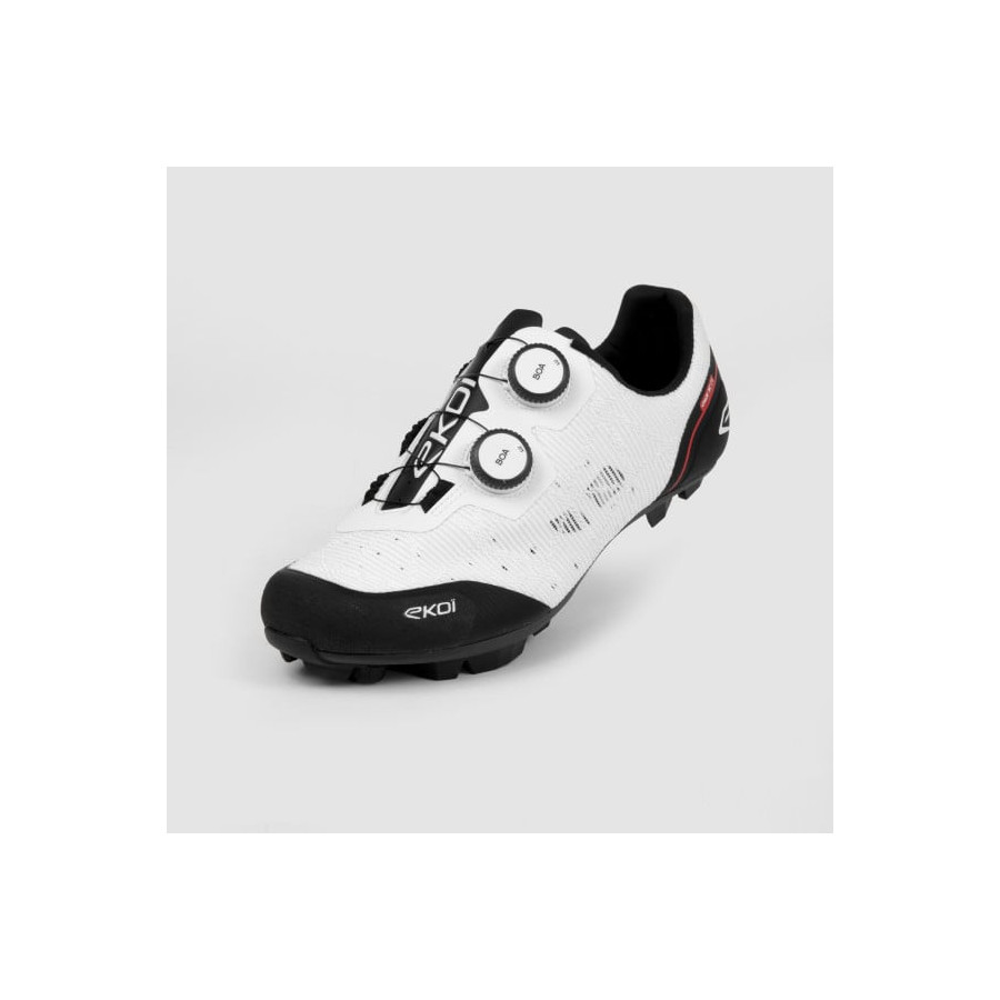Chaussures EKOI Racing XC C4 Boa Blanches