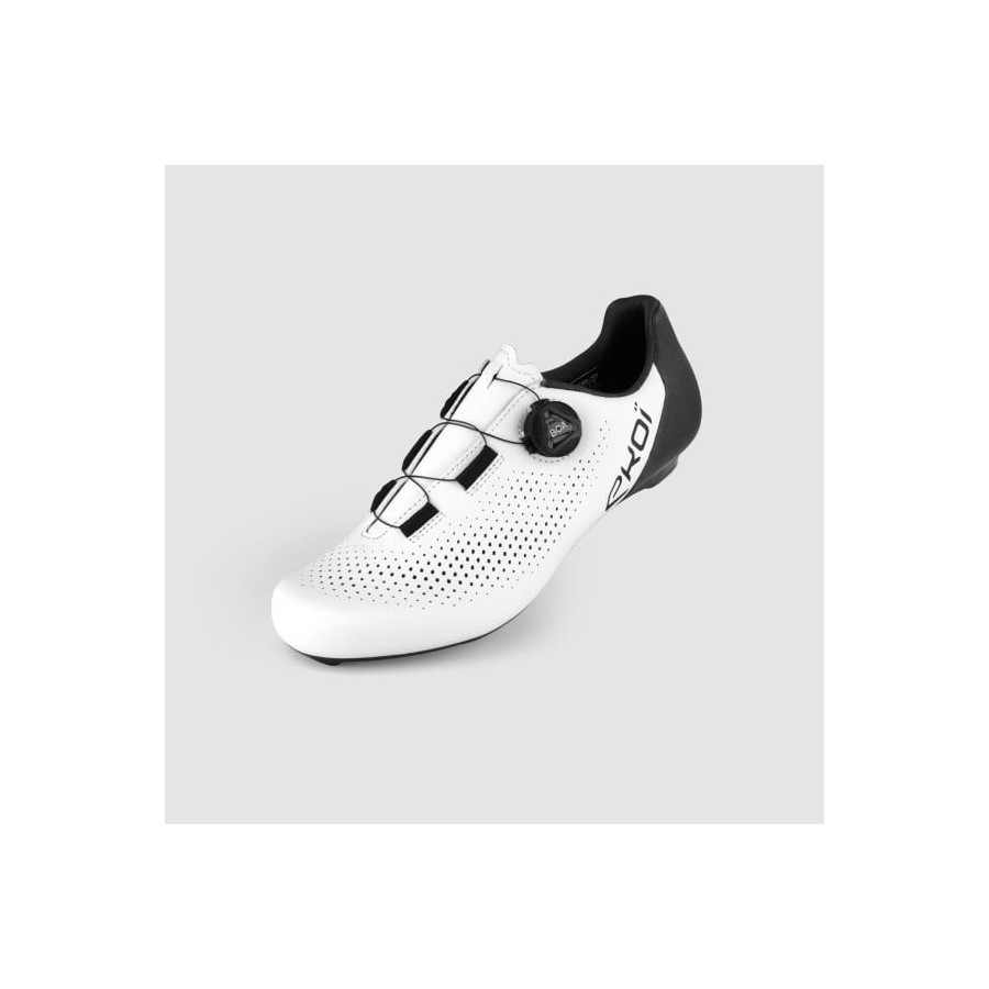 Chaussures Route EKOI S4 Blanches/Noires