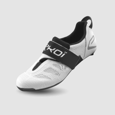 Chaussures Triathlon EKOI Racing TRI C4 Blanches