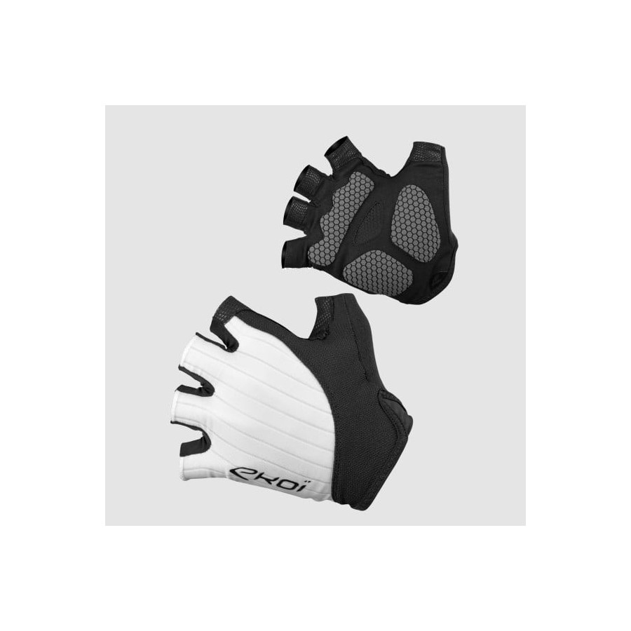 Gants Vélo EKOI Perf Silicon Concept Blanc