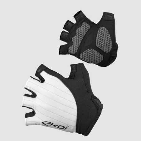Gants Vélo EKOI Perf Silicon Concept Blanc