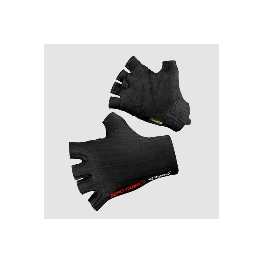 Gants Vélo EKOI Racing Aéro Buffer Noir