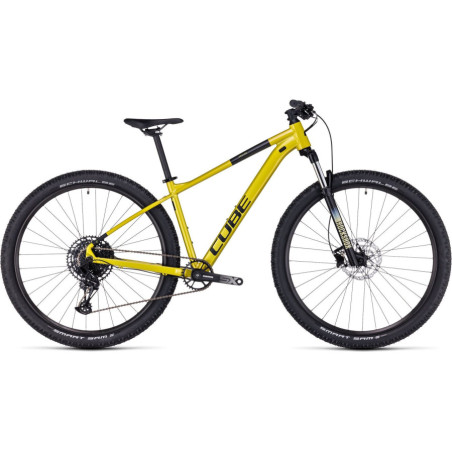 VTT CUBE Analog 29'' Vert/Jaune