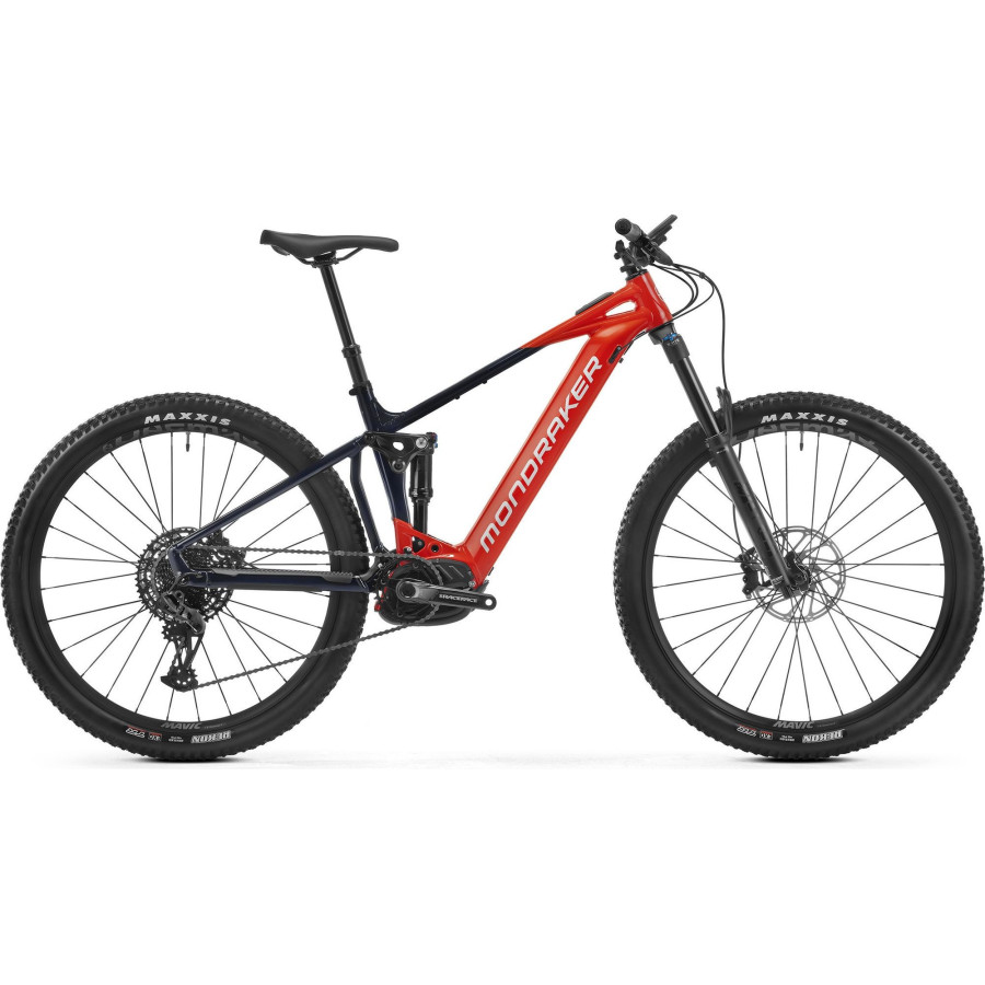 VTT Electrique MONDRAKER Chaser R 29'' Rouge/Bleu 2025