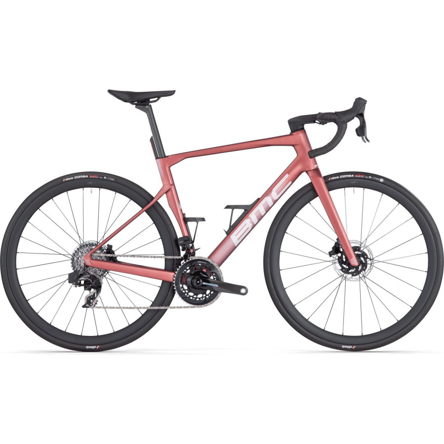 Vélo de Route BMC Roadmachine 01 Three Rouge/Marron