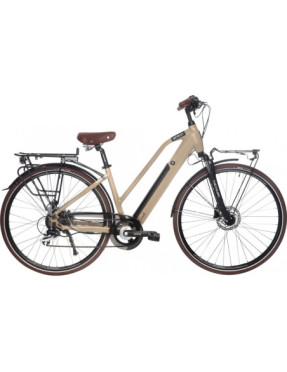 Reconditionné - Vélo de Ville Electrique BICYKLET Camille Beige/Ivoire
