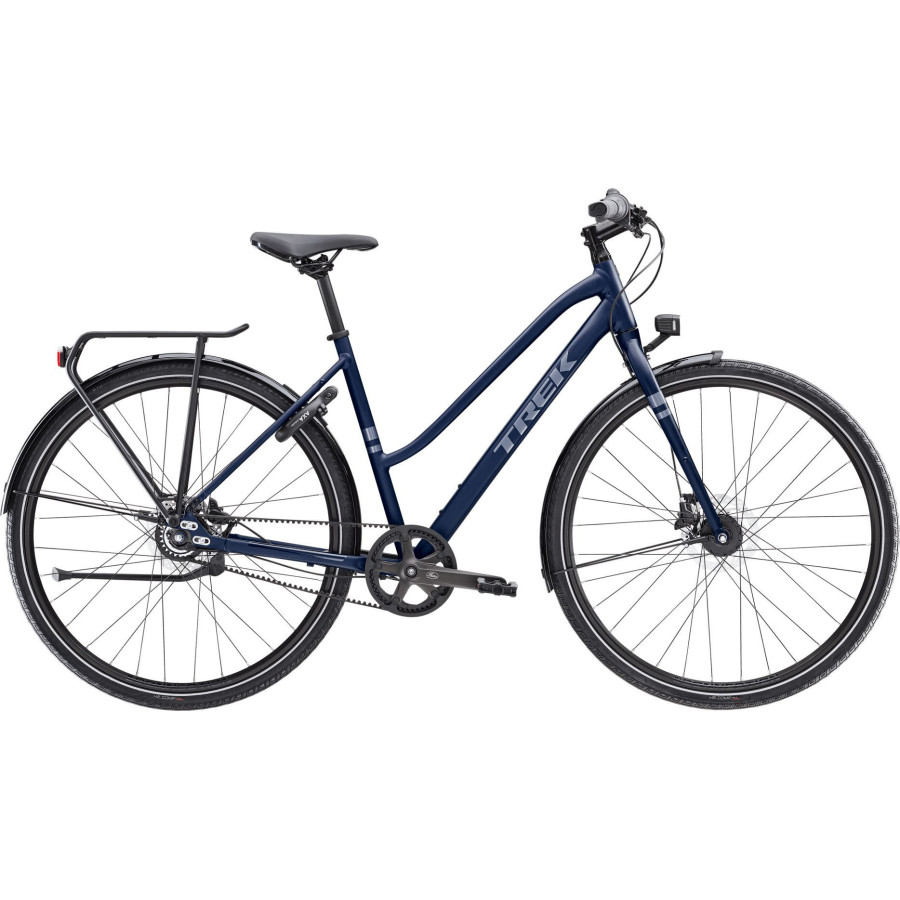 Vélo de Ville TREK District 3 Mid-step EQ Bleu