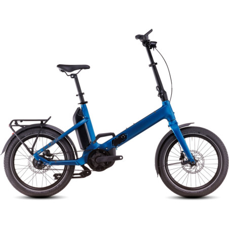 Vélo Pliant Electrique CUBE Fold Hybrid Comfort 500 20'' Bleu 2025