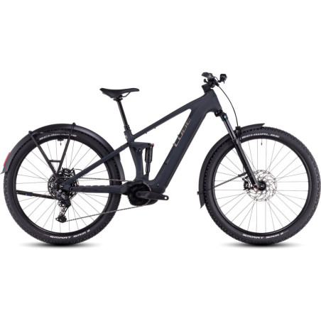 VTT Electrique CUBE Stereo Hybrid One22 Pro 800 Allroad 27.5'' Noir 2025