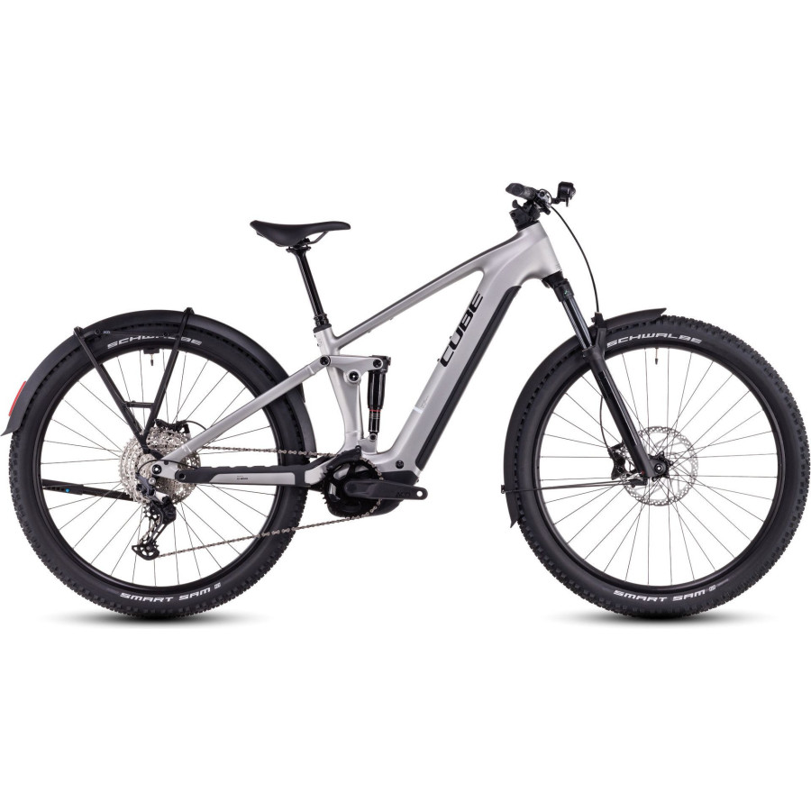 VTT Electrique CUBE Stereo Hybrid One22 Race 800 Allroad 27.5'' Argent 2025