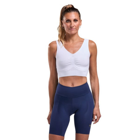 Cuissard femme EKOI Perf Core sans bretelles Bleu