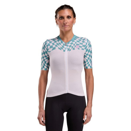 Maillot femme EKOI Perf Checks Beige
