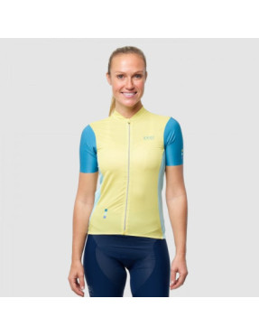 Maillot Femme EKOI Color Block Jaune
