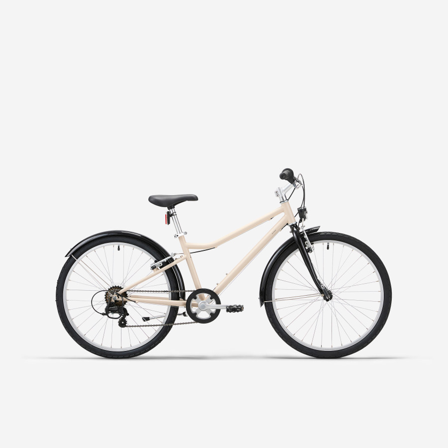VTC Enfant BTWIN 500 24'' 9-12 ans Beige