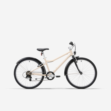 VTC Enfant BTWIN 500 24'' 9-12 ans Beige