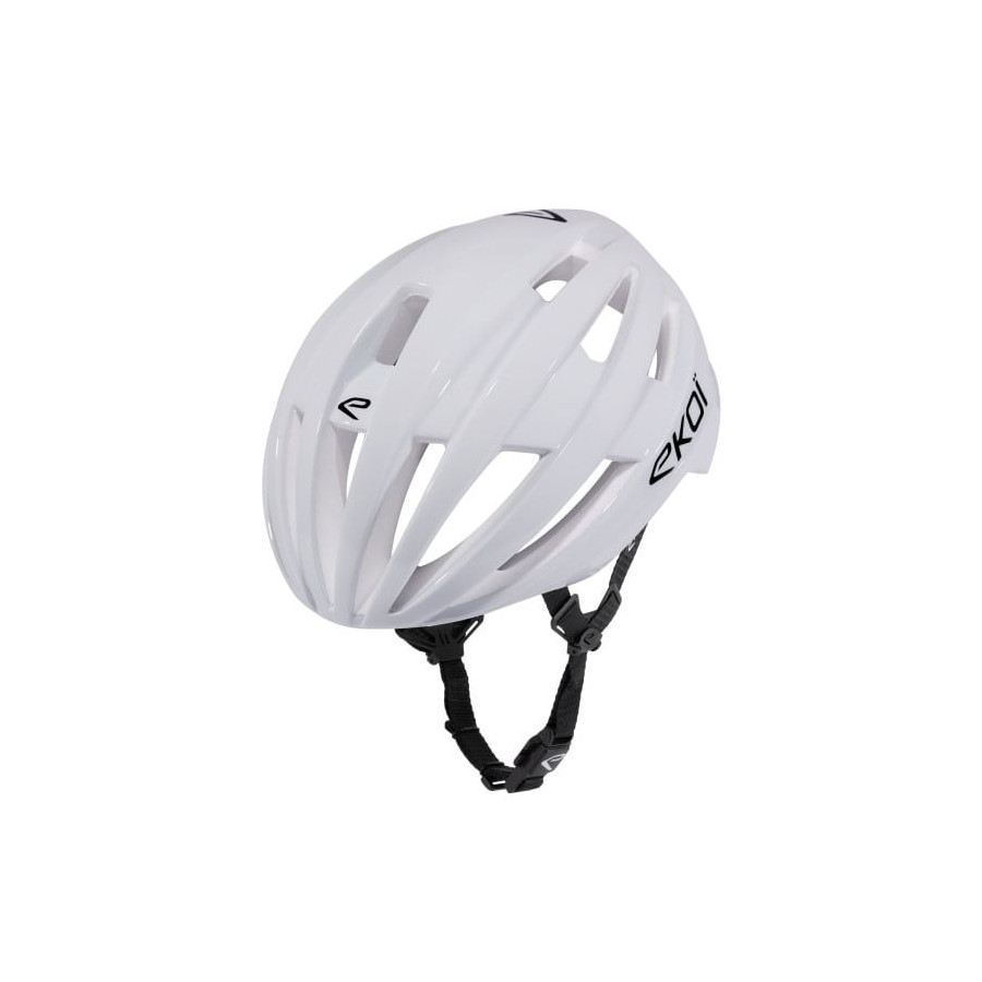 Casque EKOI Perf Gara Blanc Logo Noir