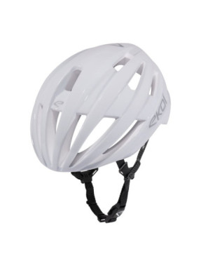 Casque EKOI Perf Gara Blanc Logo Silver