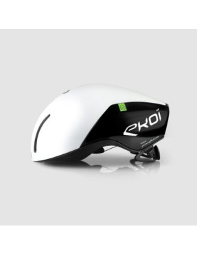 Casque EKOI Racing Aerodinamica Blanc/Noir