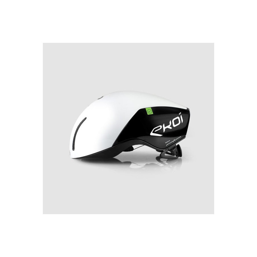 Casque EKOI Racing Aerodinamica Blanc/Noir
