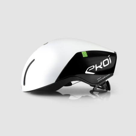 Casque EKOI Racing Aerodinamica Blanc/Noir
