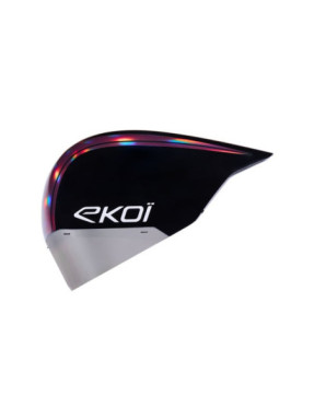 Casque EKOI Racing Pure Aero Mirror Cat2 Noir Holo Cerise