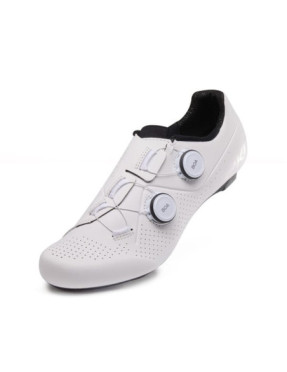 Chaussures Route EKOI Perf R4 Carbon Insert Blanc/Silver