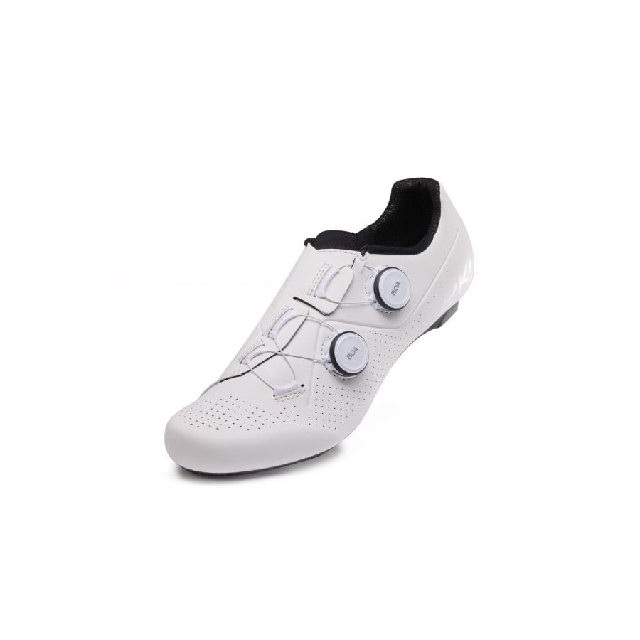 Chaussures Route EKOI Perf R4 Carbon Insert Blanc/Silver