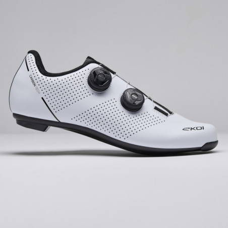 Chaussures Route EKOI Perf Road Carbon Tech Blanc/Noir