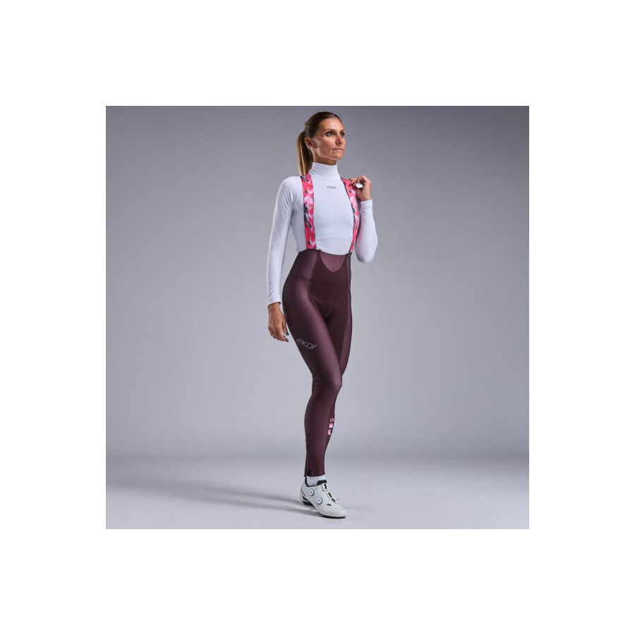 Collant femme EKOI Perf Orchid Bordeaux