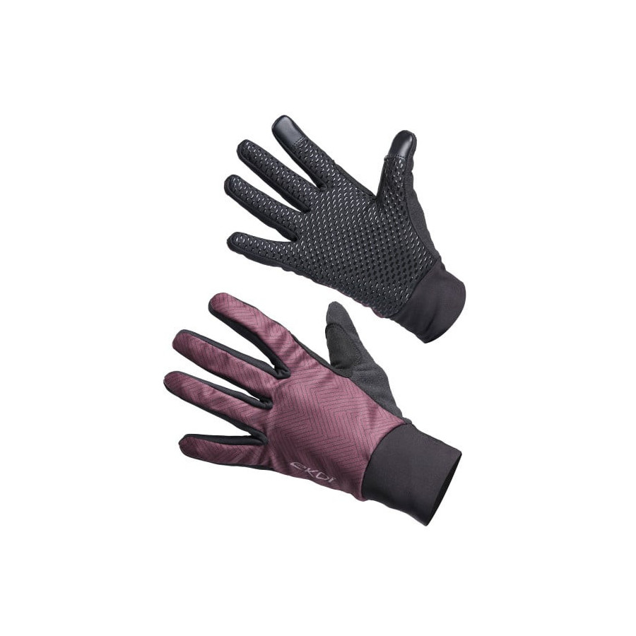 Gants Hiver Femme EKOI Perf Grip Line Bordeaux