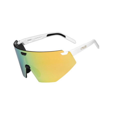 Lunettes EKOI Racing Aerolite Blanc Gold Revo Gold