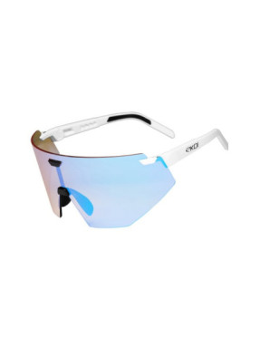 Lunettes EKOI Racing Aerolite Blanc Noir Ice Blue
