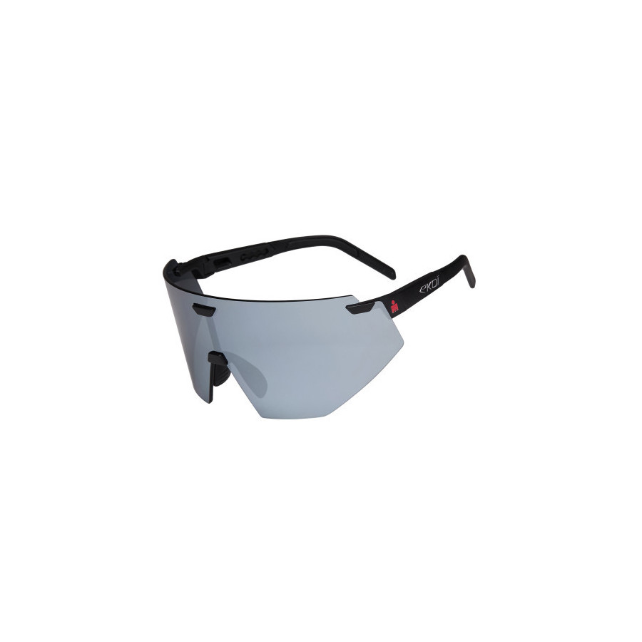 Lunettes EKOI Racing Aerolite Ltd Ironman Noir Silver Mirror Platinium