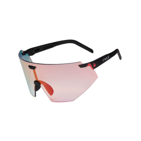 Lunettes EKOI Racing Aerolite Ltd Ironman Noir Silver Ph Light Rouge