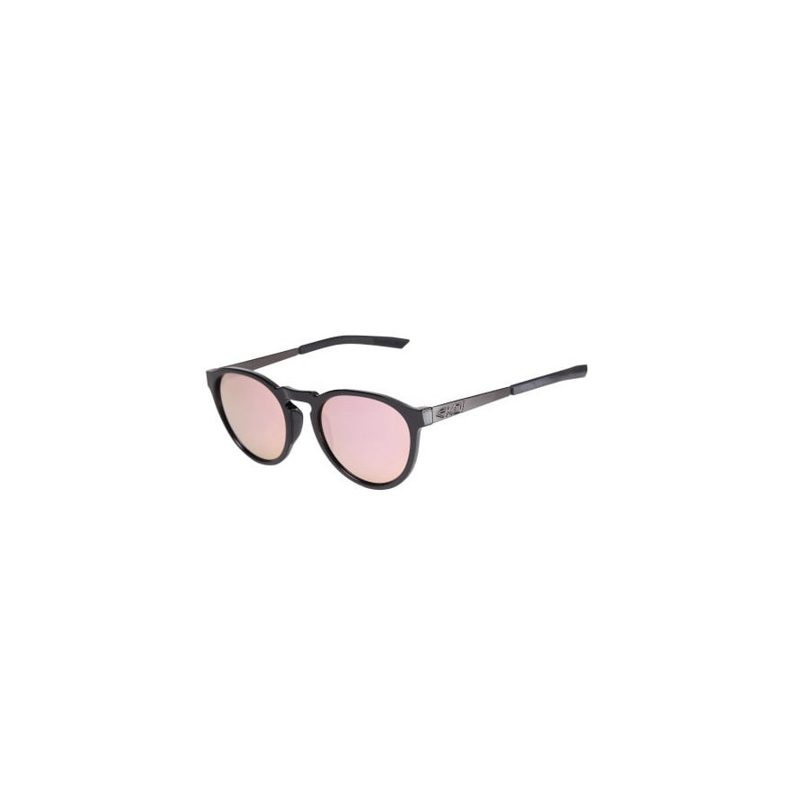 Lunettes EKOI Racing Lifestyle Rondes Noir brillant Gold Rose