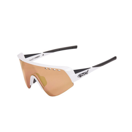 Lunettes EKOI Racing Twenty Blanc Revo Gold