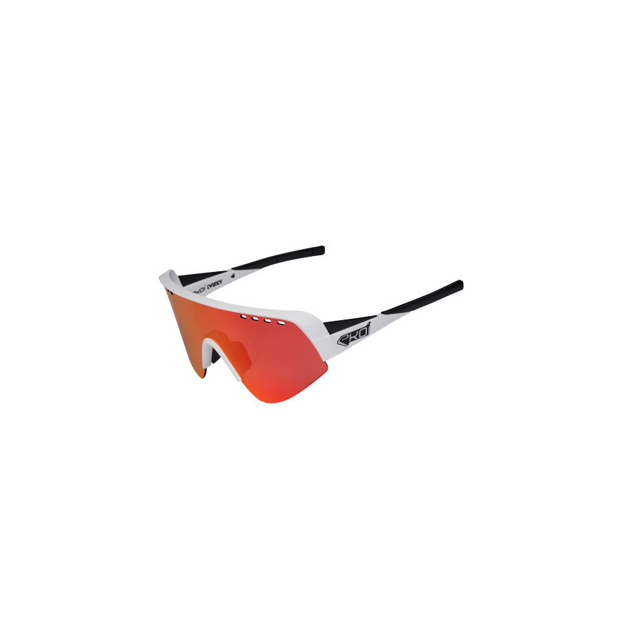 Lunettes EKOI Racing Twenty Blanc Revo Rouge
