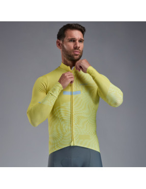 Maillot manches longues EKOI Perf Graphic Jaune