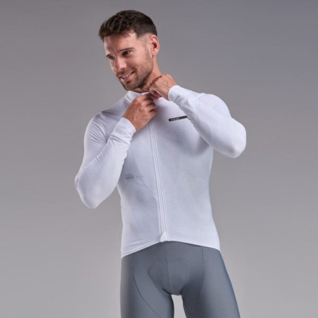 Maillot manches longues EKOI Perf Tie & Dye Blanc